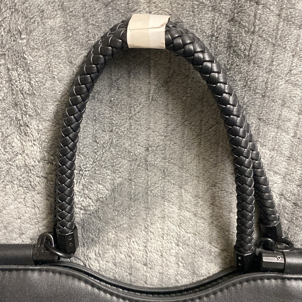 Badgley Mischka Black Satchel with Elegant Design - Picture 6 of 7